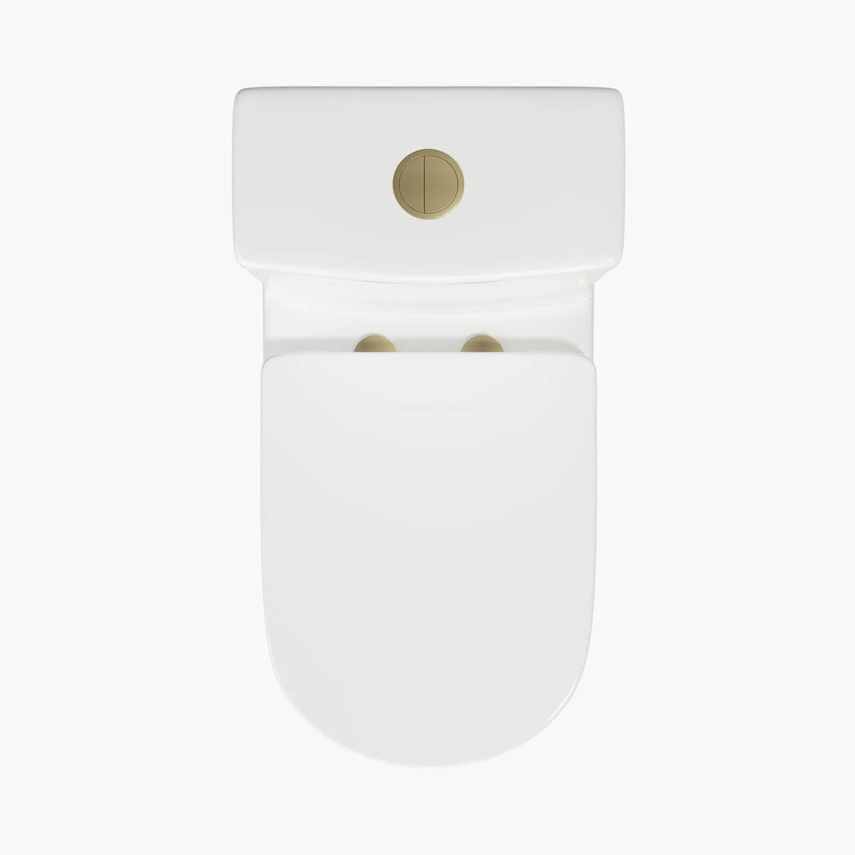 HOROW Compact One-Piece Toilet with Golden Button & Dual Flush | Manufacturer Supply