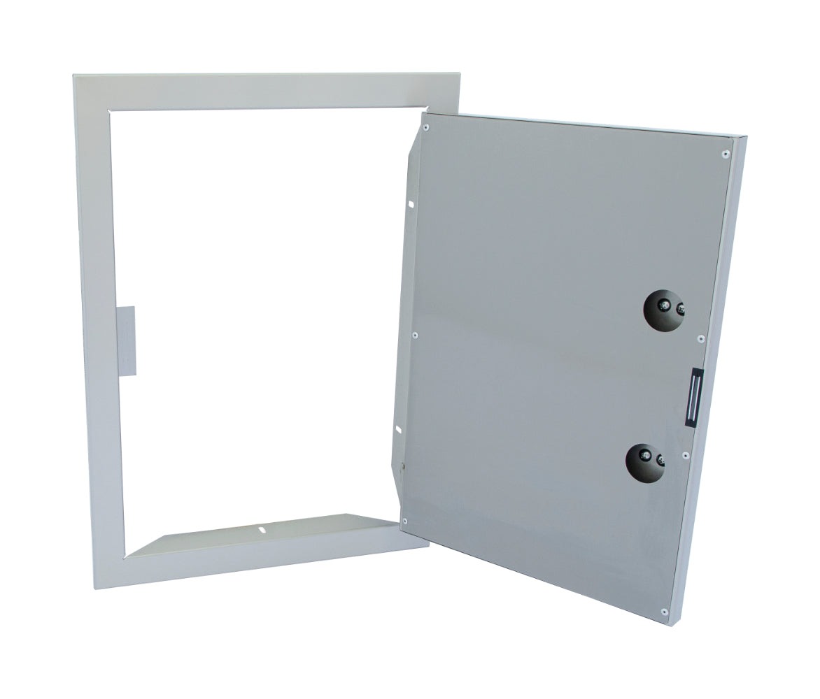 KoKoMo 17x24 Reversible Stainless Steel Vertical Access Door
