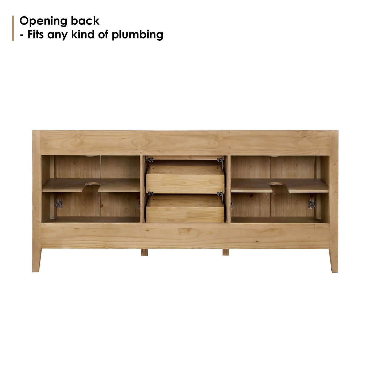 Laurel 36"/48"/60"/72" single/double vanity cabinet without top