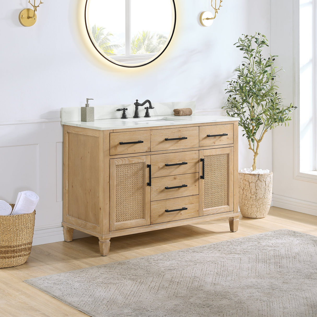 Solana 36"/48"/60"/72" single/double vanity without top