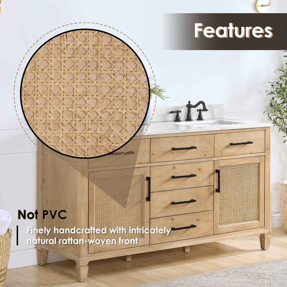 Solana 36"/48"/60"/72" single/double vanity without top