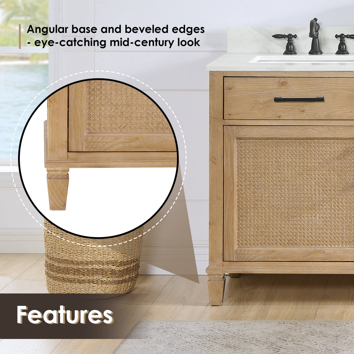 Solana 36"/48"/60"/72" single/double vanity without top
