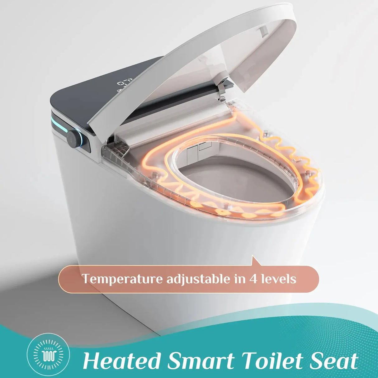 Supplier HOROW T37 10 Inch Rough-In Tankless Smart Toilet