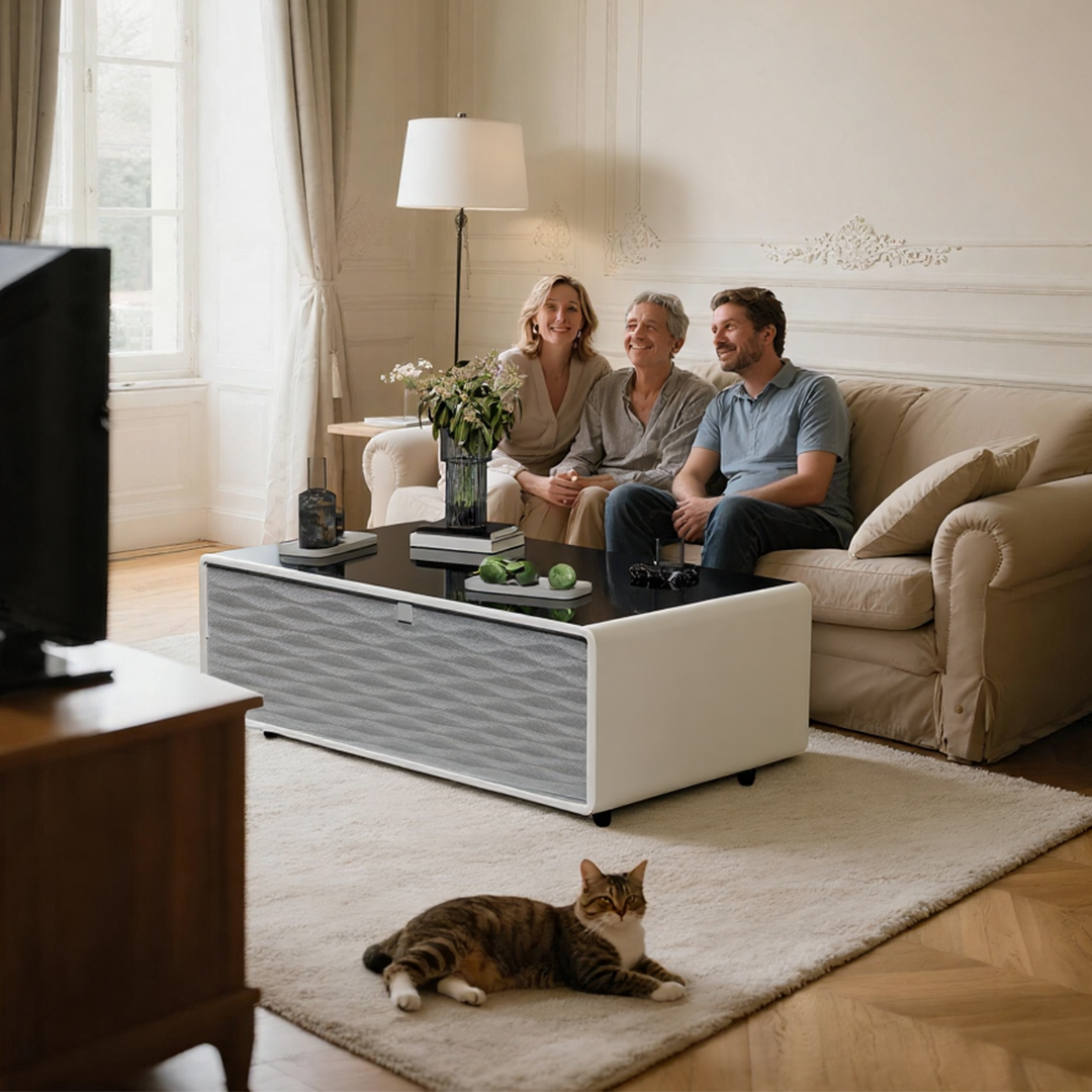 Livtab LT135 Smart Coffee Table with Fridge