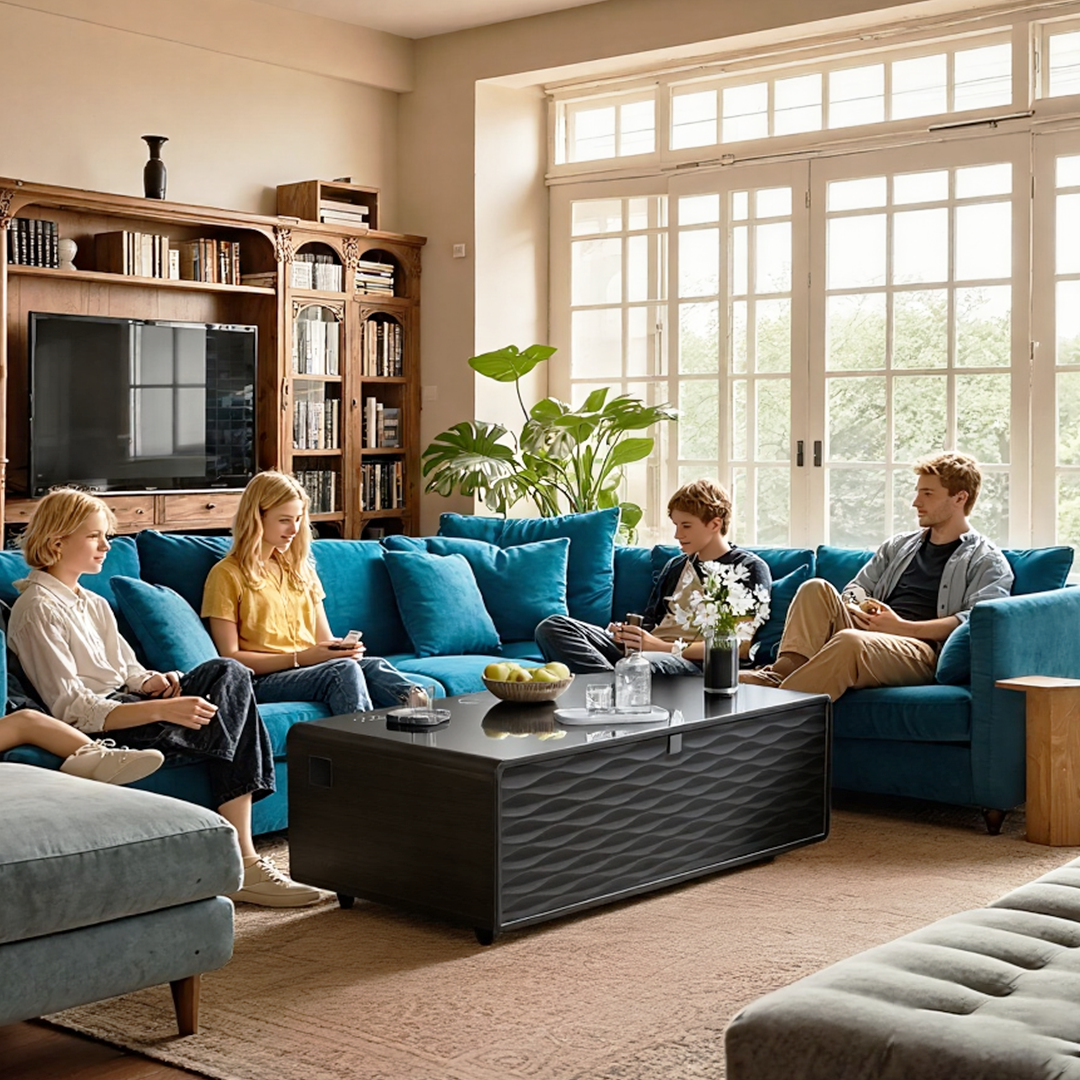 Livtab LT135 Smart Coffee Table with Fridge