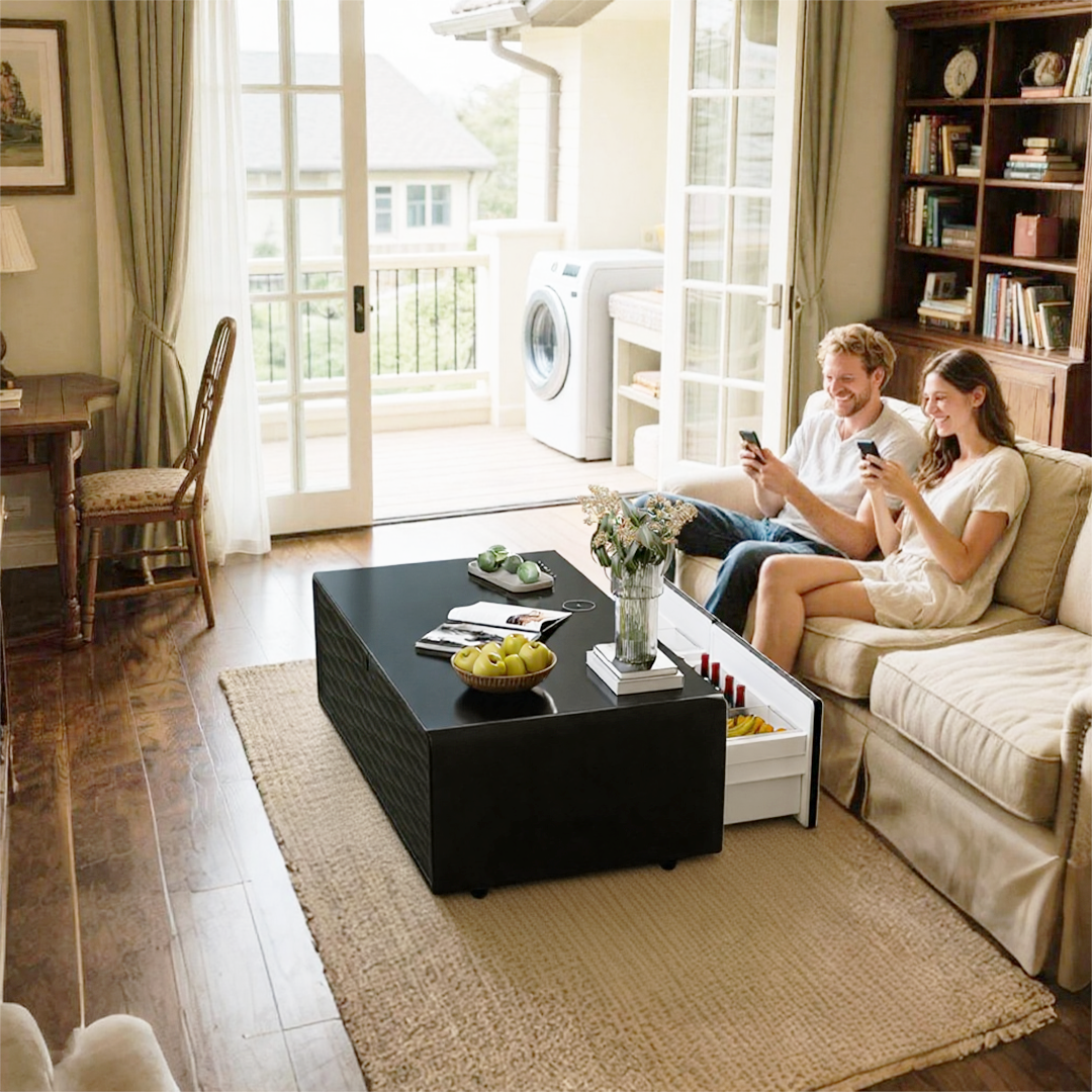 Livtab LT135 Smart Coffee Table with Fridge