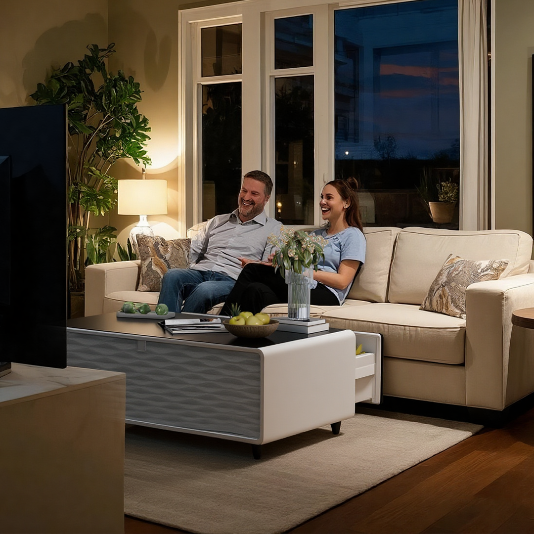 Livtab LT135 Smart Coffee Table with Fridge