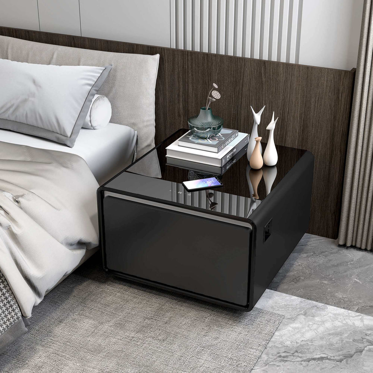 Livtab LT60 Smart Nightstand with Fridge