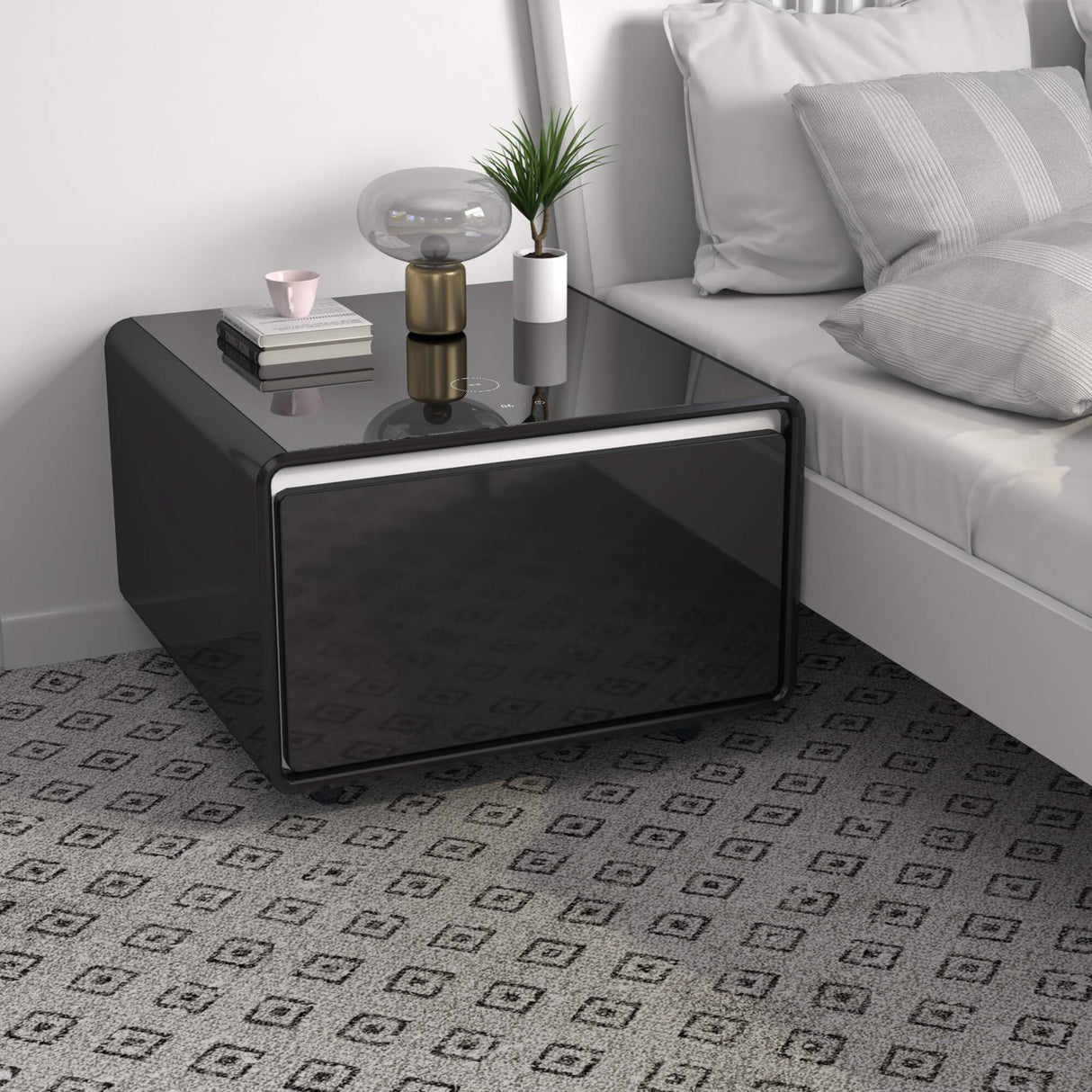 Livtab LT60 Smart Nightstand with Fridge