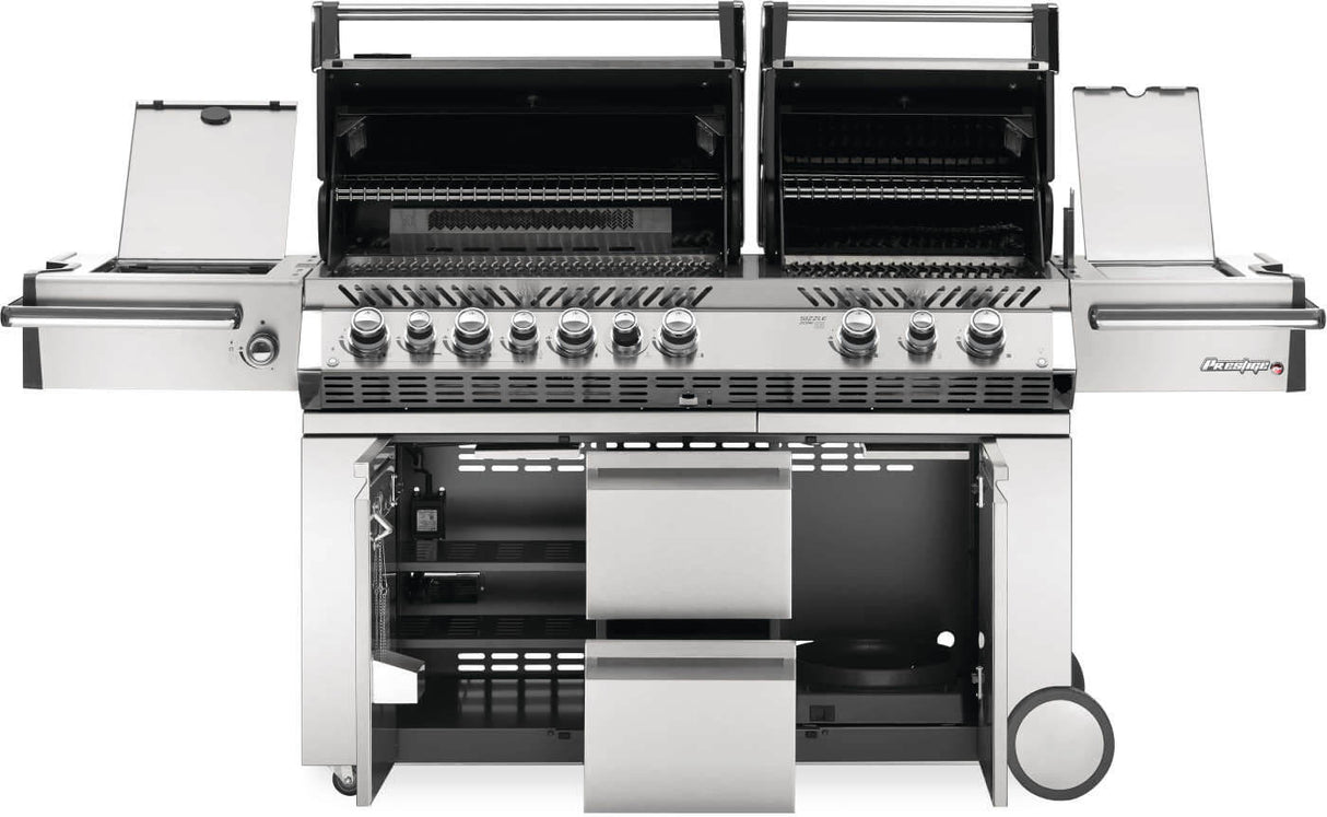 Classic Prestige® PRO 825 RSBI with Power Side Burner, Infrared Rear & Bottom Burners