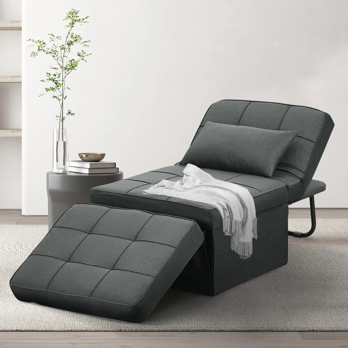 Convertible Sofa Bed 4-in-1 Multi-Functional Futon