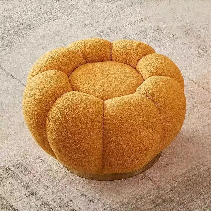 Pumpkin Stool Ottoman