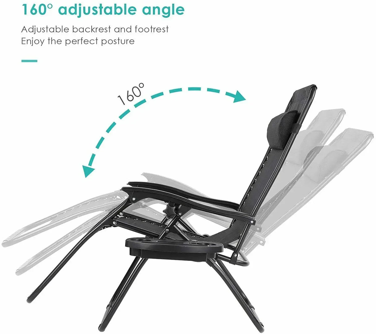 Sun Lounger Set with Table