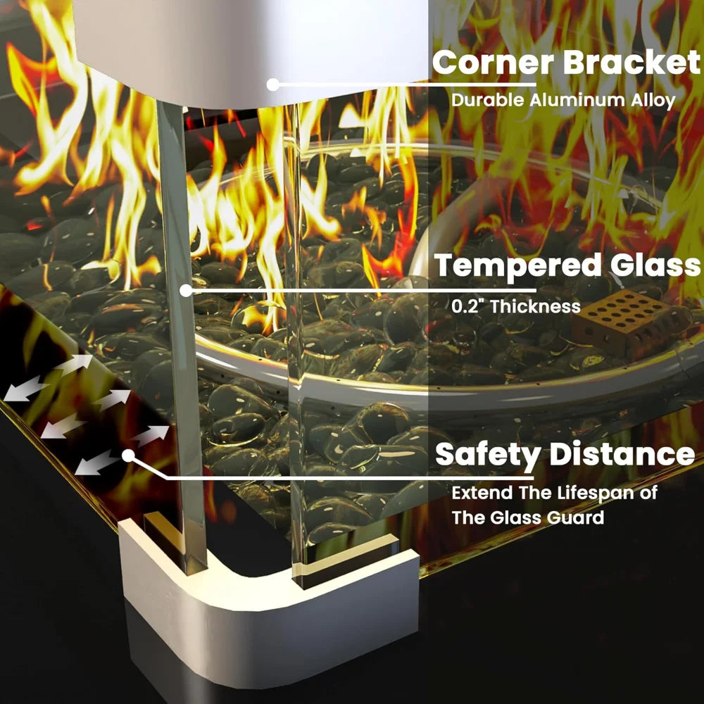 Propane Outdoor Fire Pit Table