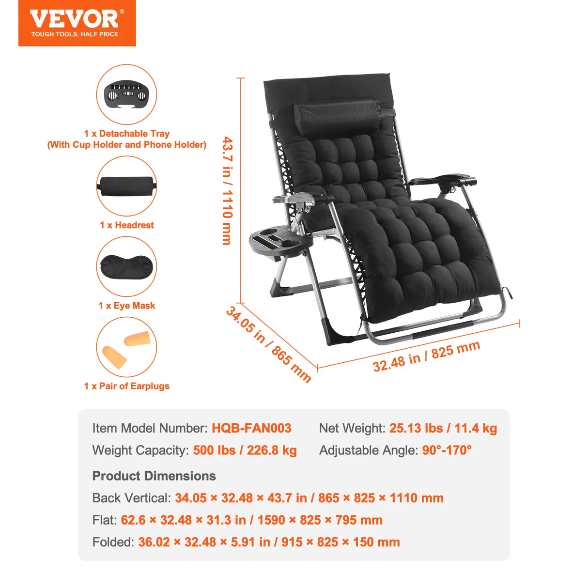 Zero Gravity Chair