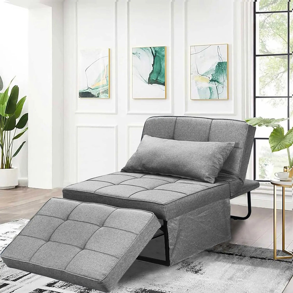 Convertible Sofa Bed 4-in-1 Multi-Functional Futon