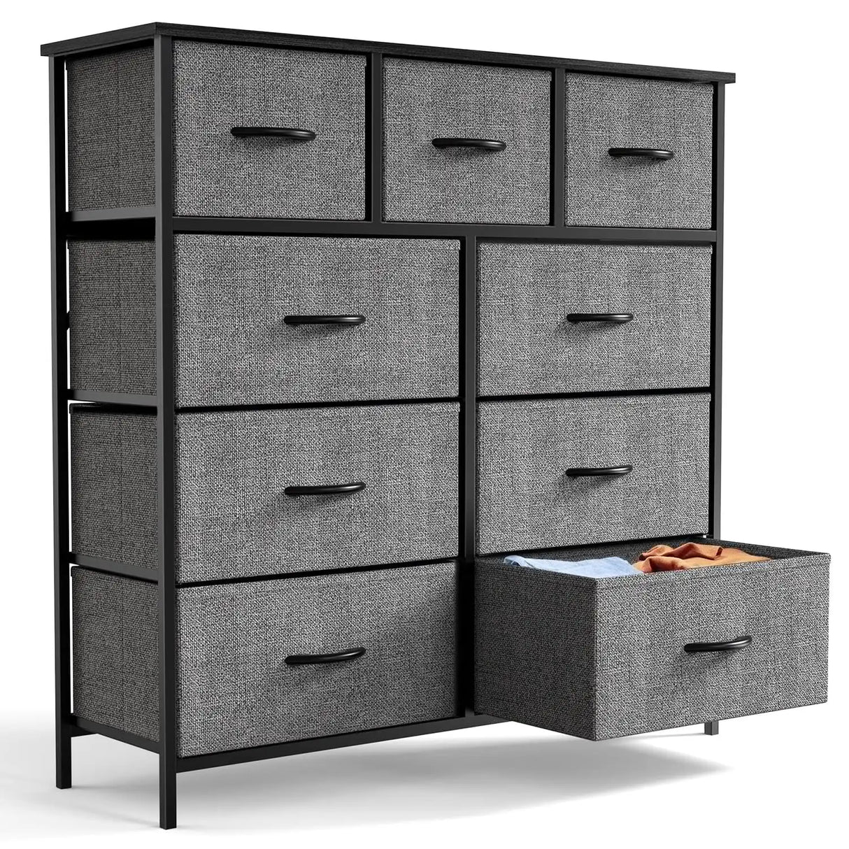 Fabric Dresser for Bedroom 9 Drawer