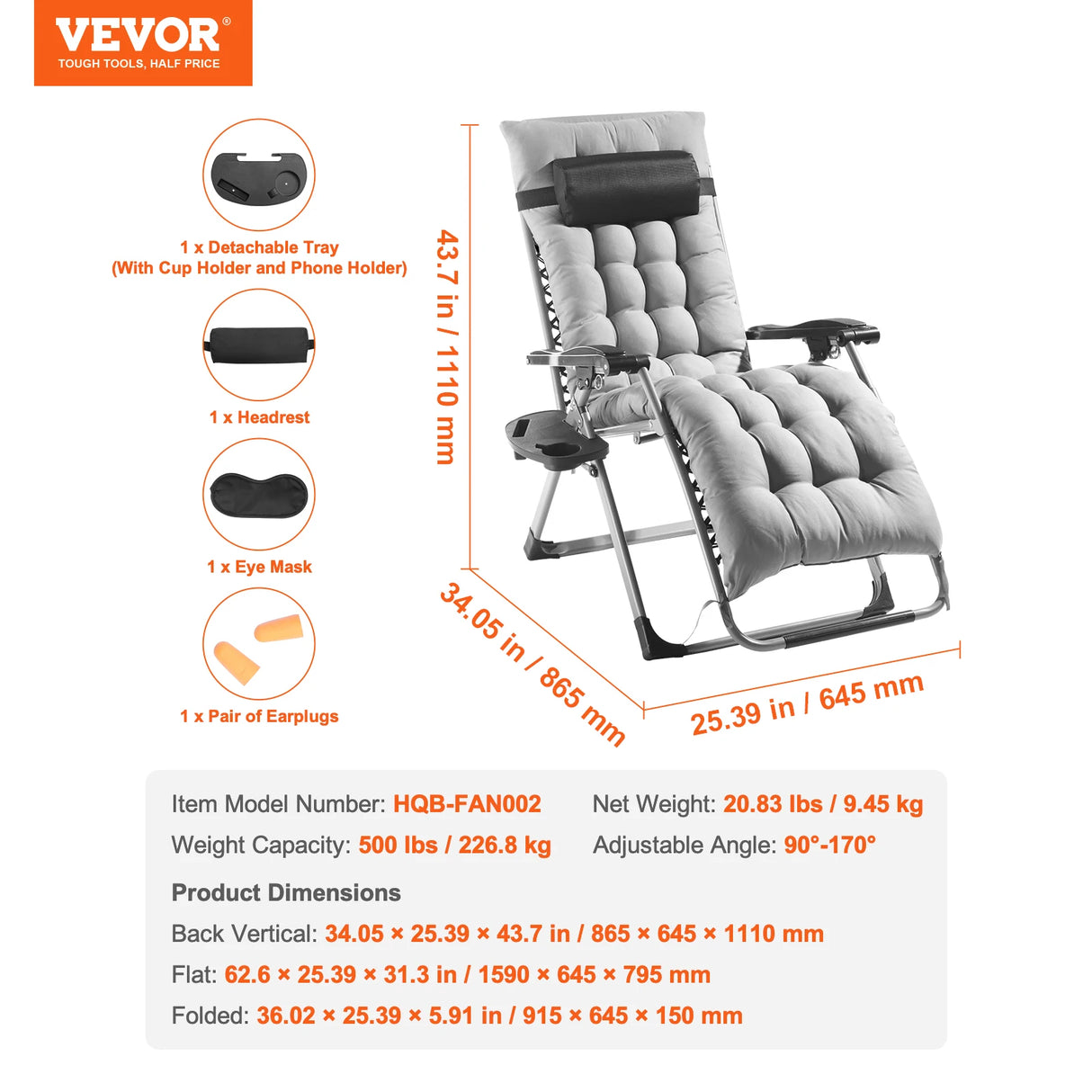 Zero Gravity Chair