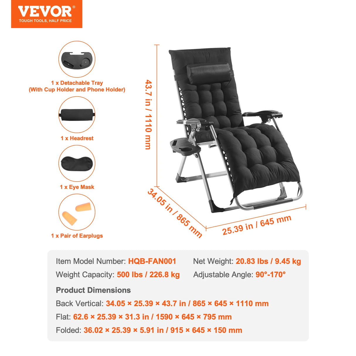 Zero Gravity Chair