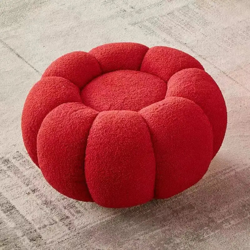 Pumpkin Stool Ottoman