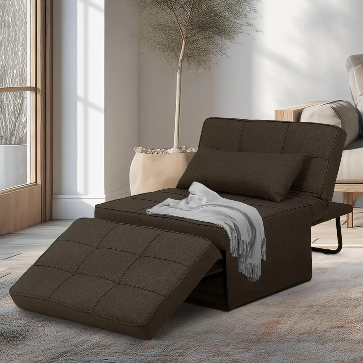 Convertible Sofa Bed 4-in-1 Multi-Functional Futon