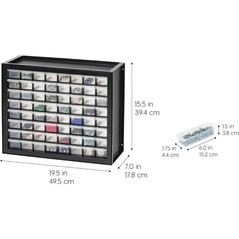 64 Drawer Parts Cabinet