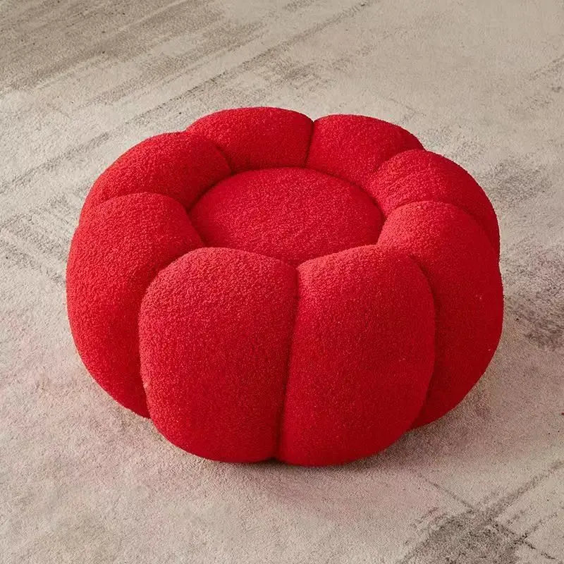 Pumpkin Stool Ottoman