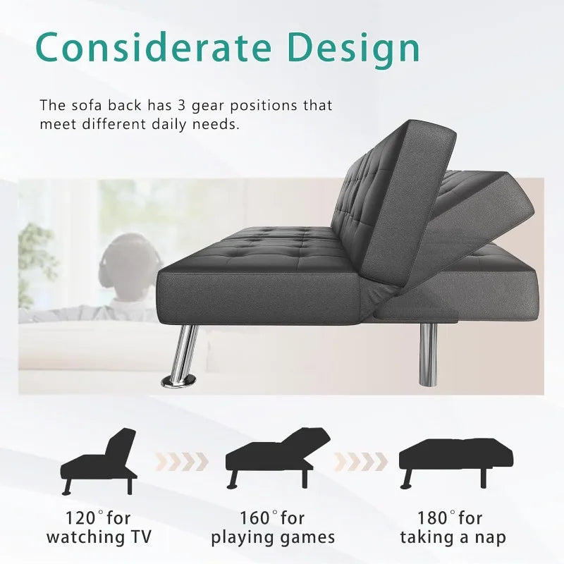 Folding Futon Sofa Bed Modern Design