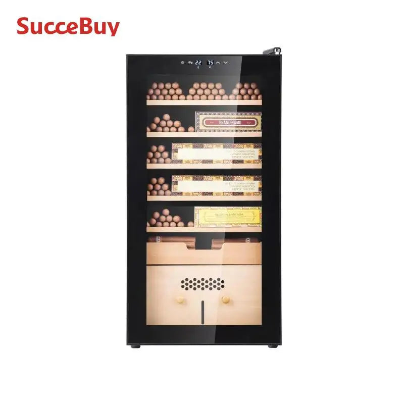 Spanish Cedar Wood Electric Cigar Humidor 82L