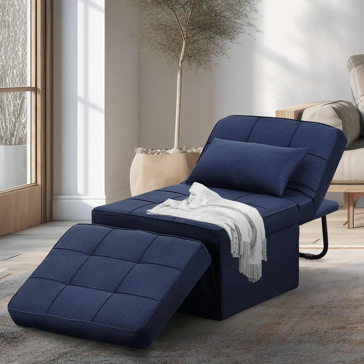 Convertible Sofa Bed 4-in-1 Multi-Functional Futon