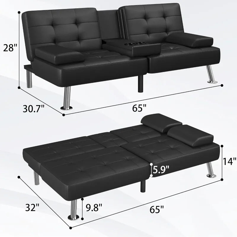Folding Futon Sofa Bed Modern Design