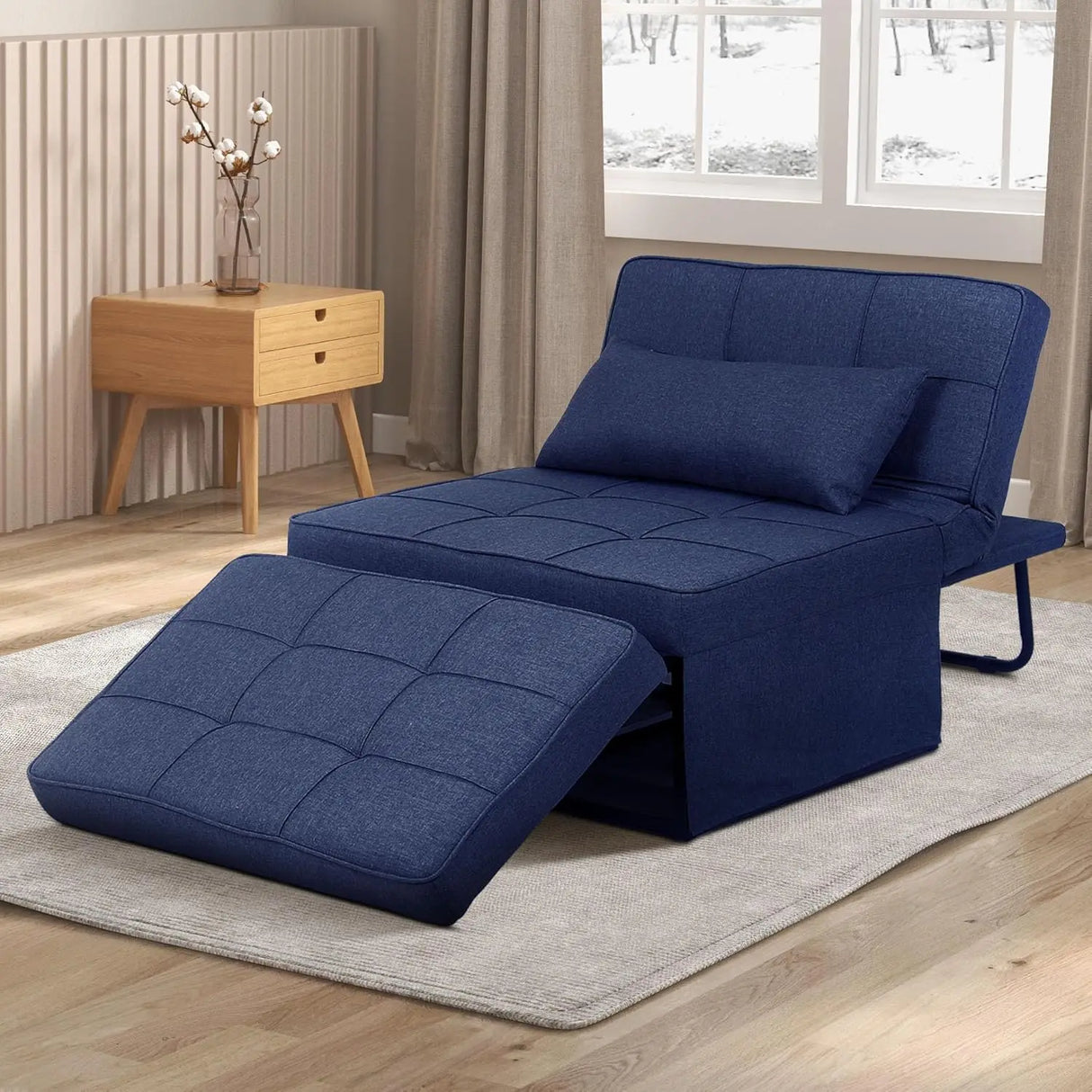Convertible Sofa Bed 4-in-1 Multi-Functional Futon