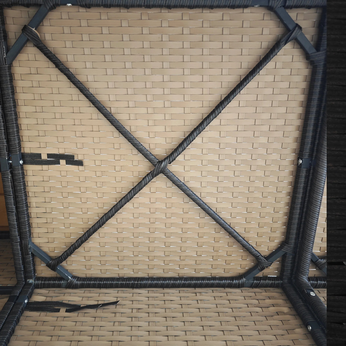 3-Seater Outdoor Patio Sofa with Cushions