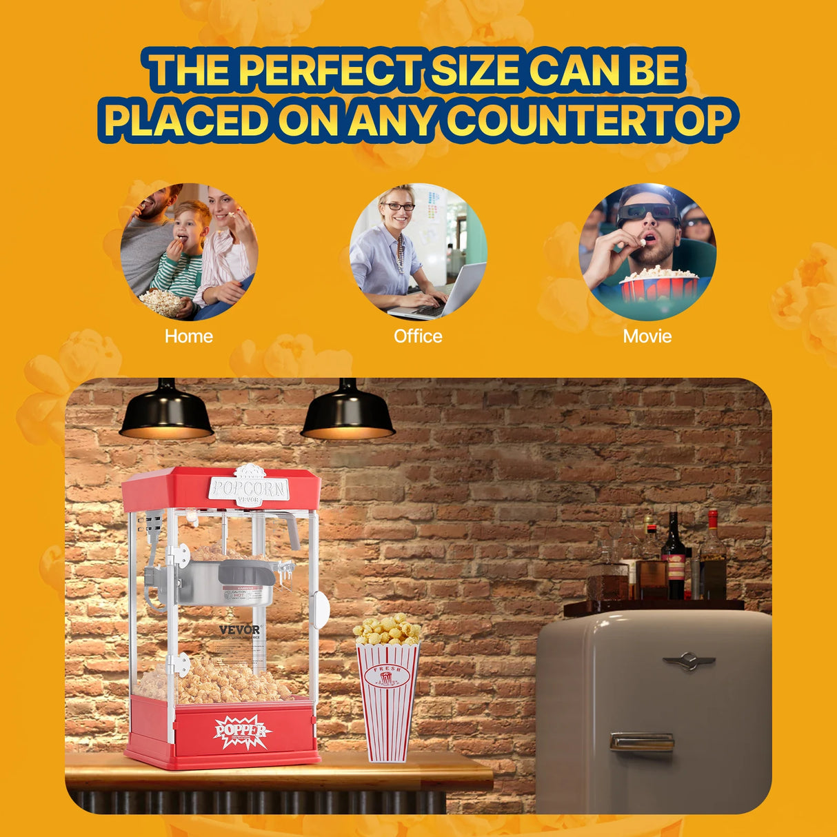 Tabletop Popcorn Maker 1.5 Gal per Batch