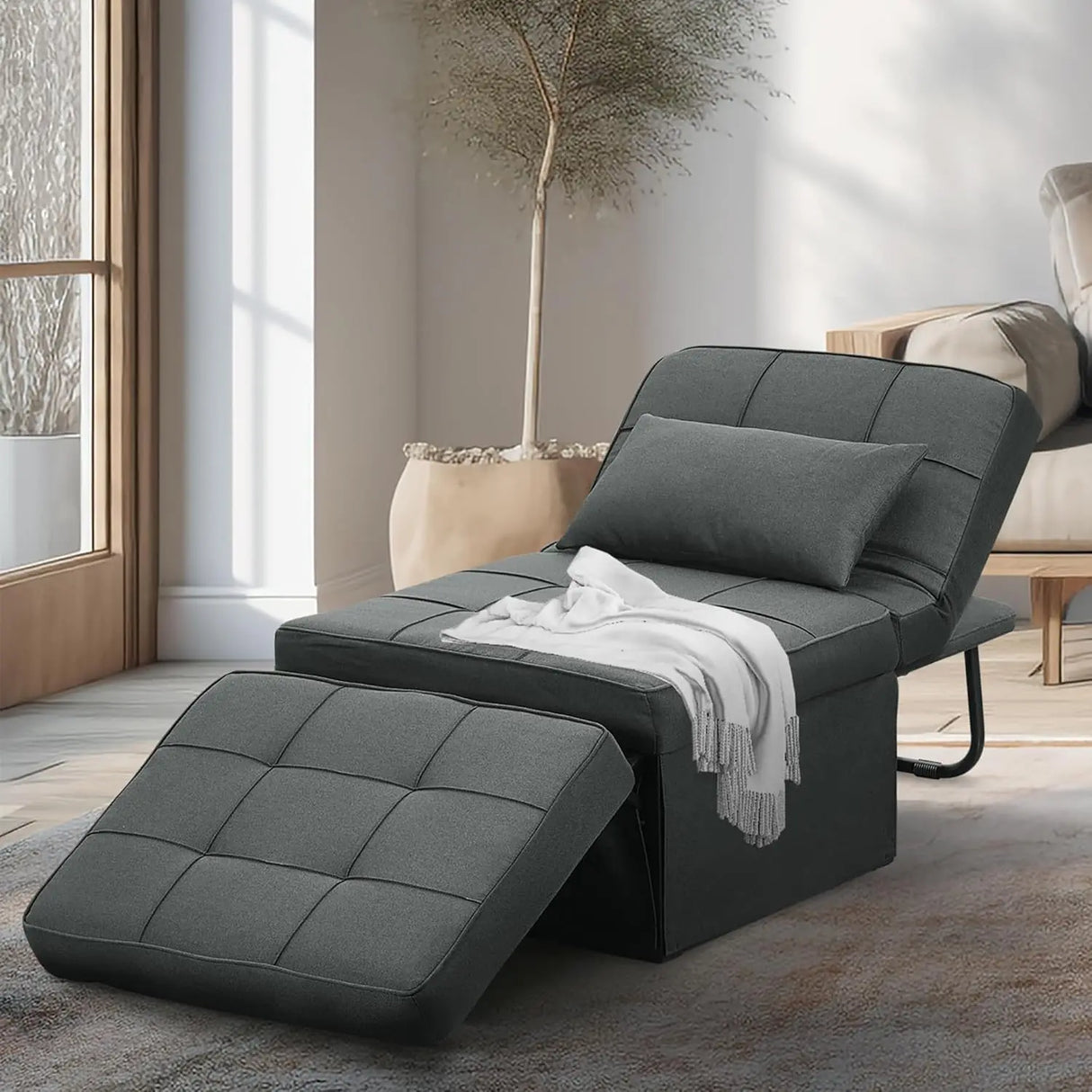Convertible Sofa Bed 4-in-1 Multi-Functional Futon