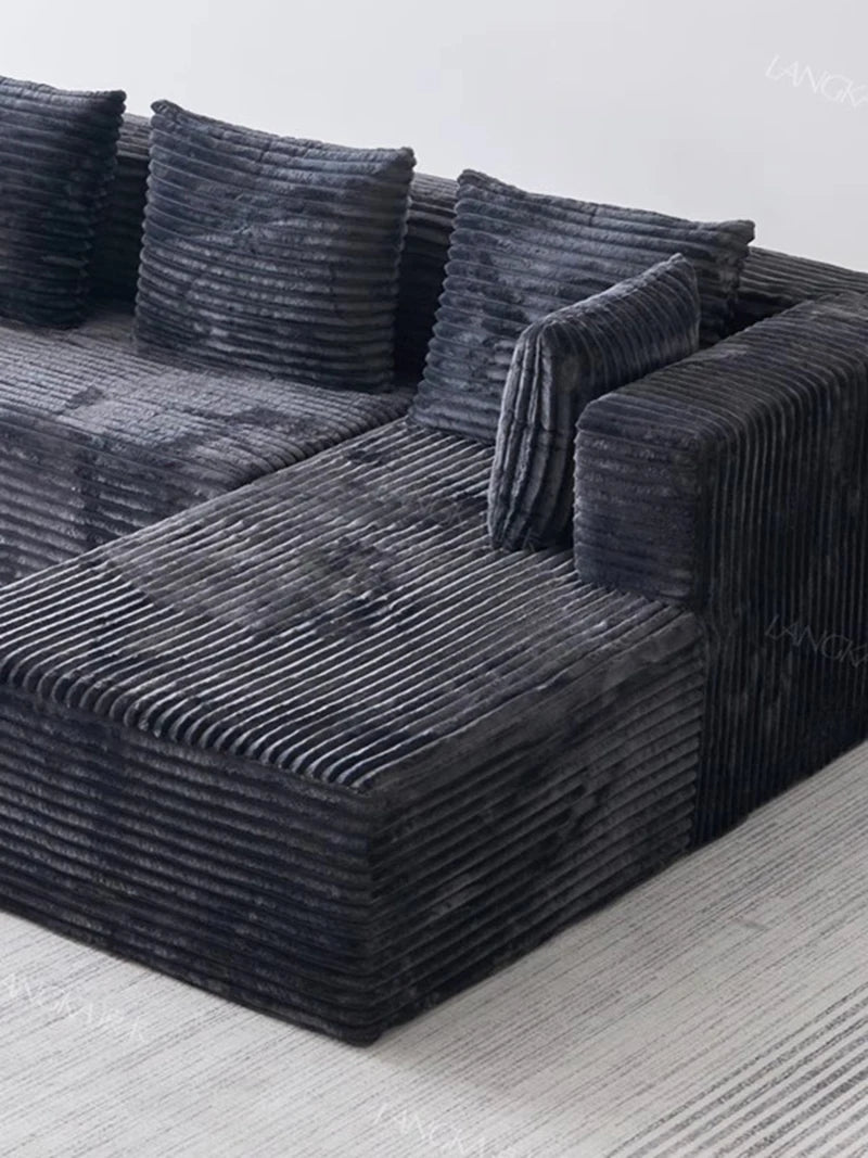 Vacuum Compression Light Luxury Style Multi-Person Sofa