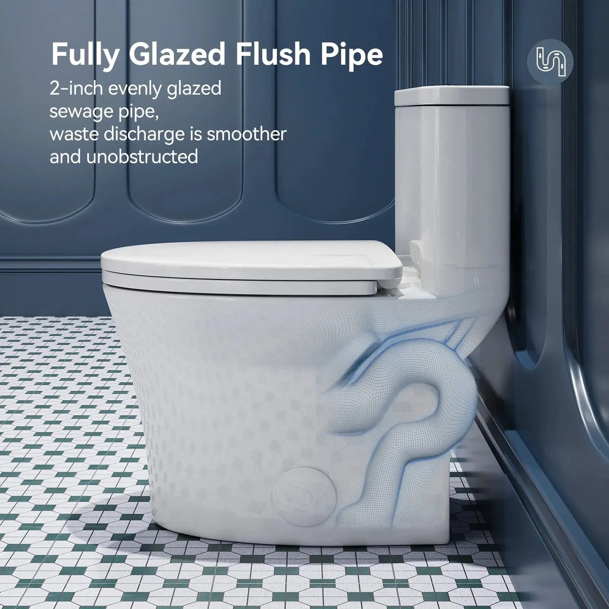 HOROW T0307W Elongated One-Piece Toilet with Dual Flush – Manufacturer Supply