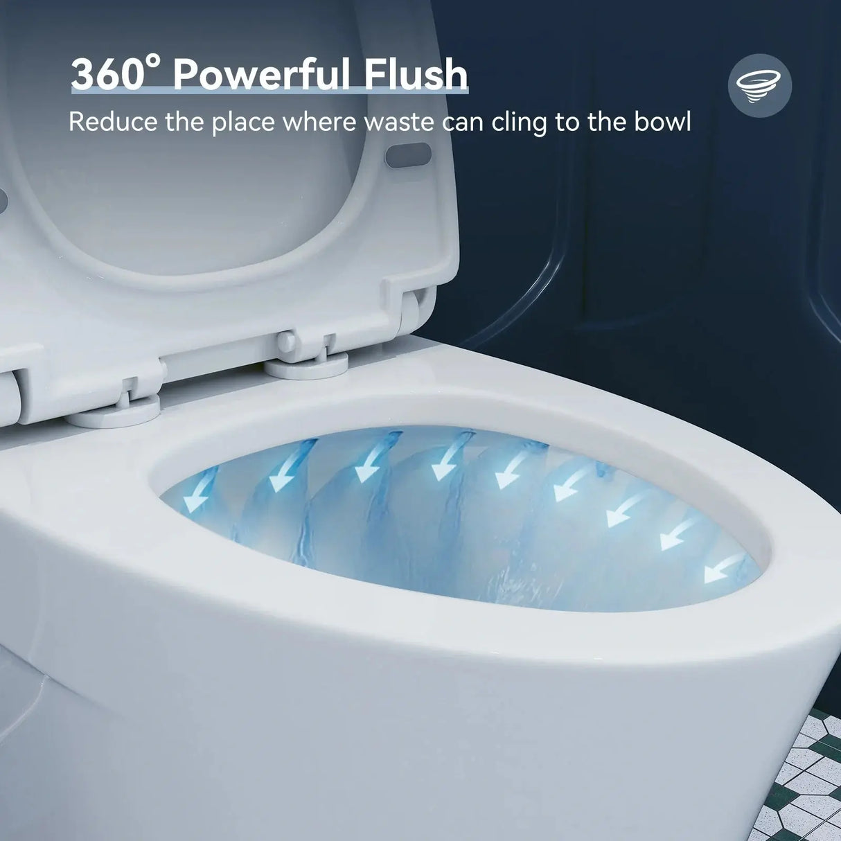 HOROW T0307W Elongated One-Piece Toilet with Dual Flush – Manufacturer Supply