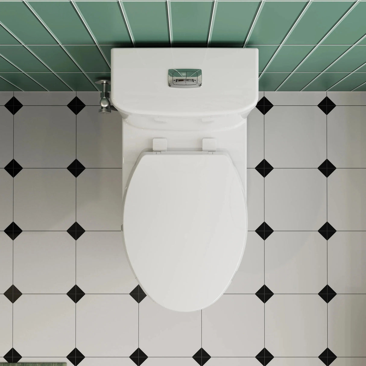 TOP Rated HOROW T0338W One Piece Toilet with Dual Flush