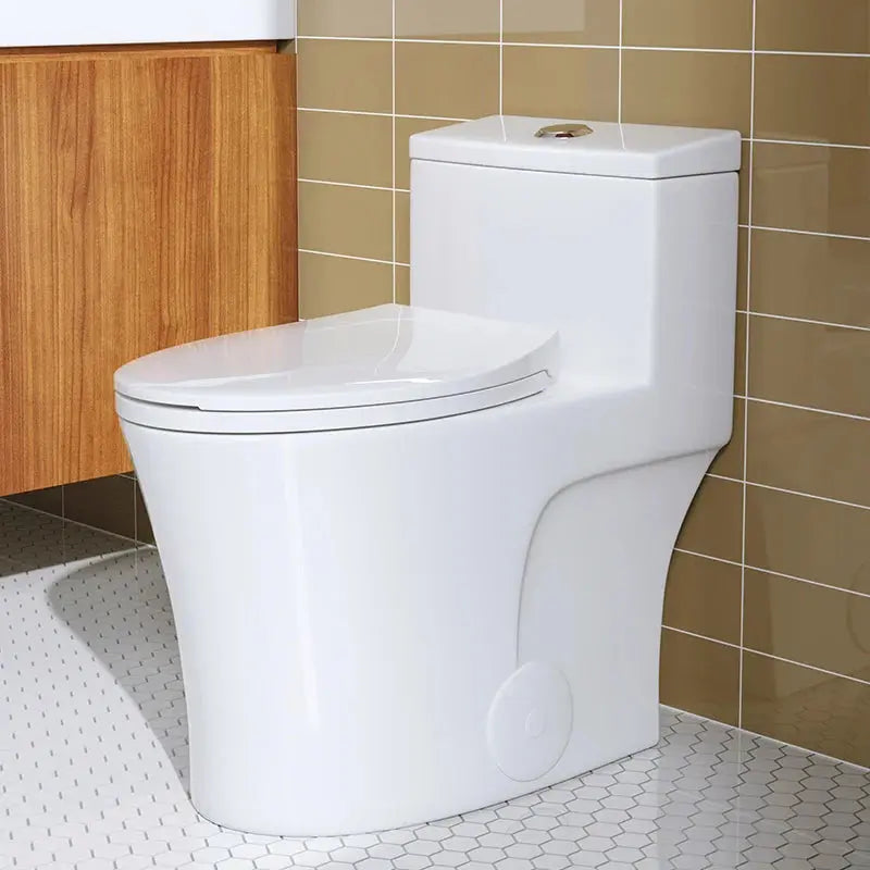 TOP Rated HOROW T0338W One Piece Toilet with Dual Flush