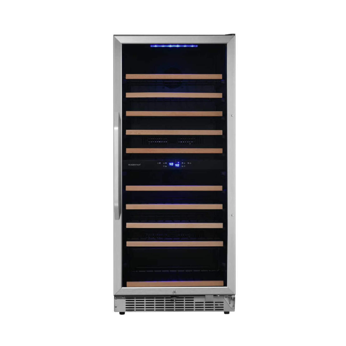 Edgestar Premium 24-Inch 101 Bottle Capacity Built-In Dual Zone Wine Cooler