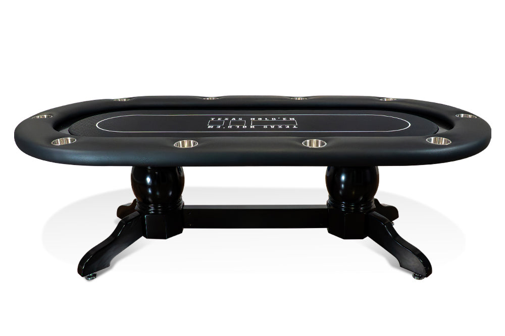 Elite Poker Table Onyx – Luxury Wood Poker Table