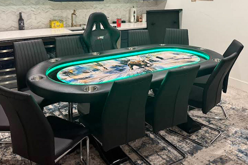 Elite Alpha LED Poker Table