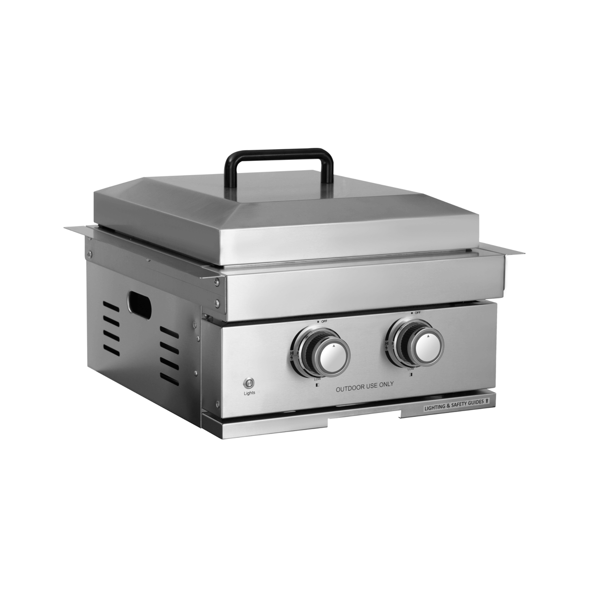Premium Outdoor Kitchen With 32-Inch 60K BTU Built-In Stainless Steel LPG Gas Grill, Door And Drawer Combo And Stainless Steel Ice Box