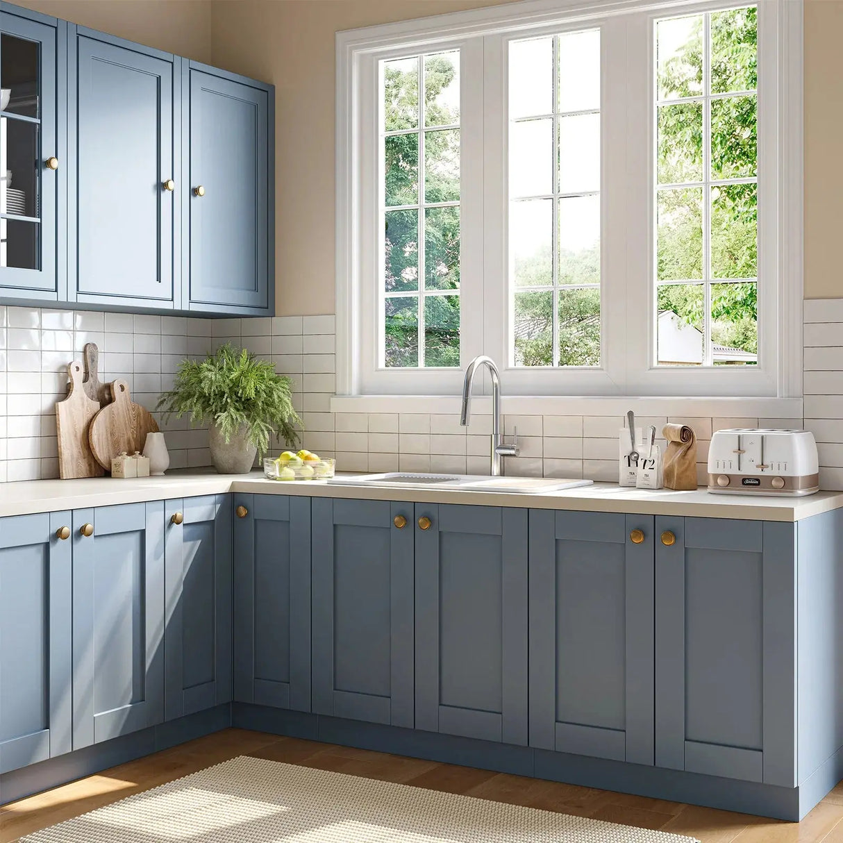F01R-S3319W1-L 33 Inch Ceramic Overmount Kitchen Sink – Durable & Stylish Design