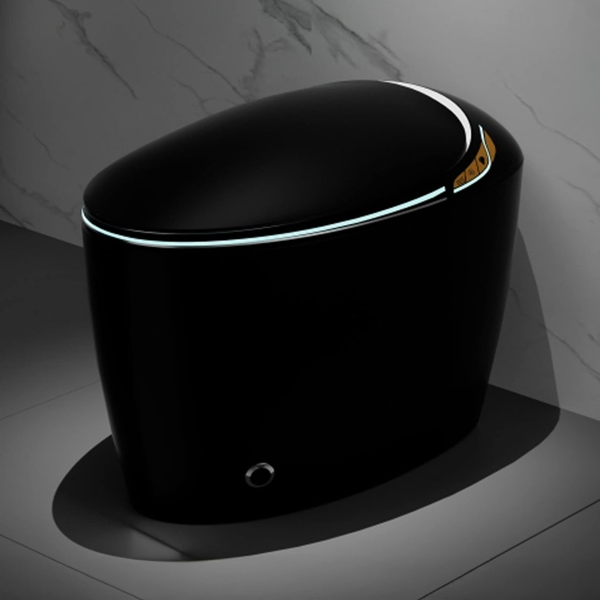 Nuvia Smart One-Piece Toilet With Bidet, Foot Sensor, LED Display And Dryer (SAK80112)