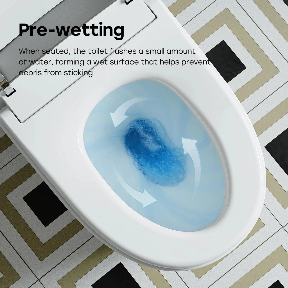Factory HOROW T03-10 10 Inch Rough In Bidet Toilet with Tank & Pump