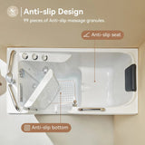 Walk in Tub with Shower and ADA Compliant for Senior Model WT52-L