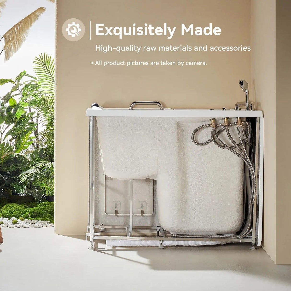 Walk in Tub with Shower and ADA Compliant for Senior Model WT52-L