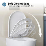 HOROW TG03W Wall-Mounted Toilet with Skirted Trapway & Powerful Flush